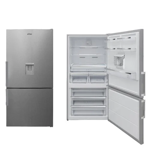  REFRIGERATEUR ASTECH COMBINE 3TIROIRS 564LITRES GM AVEC FONTAINE GRIS FC570CML