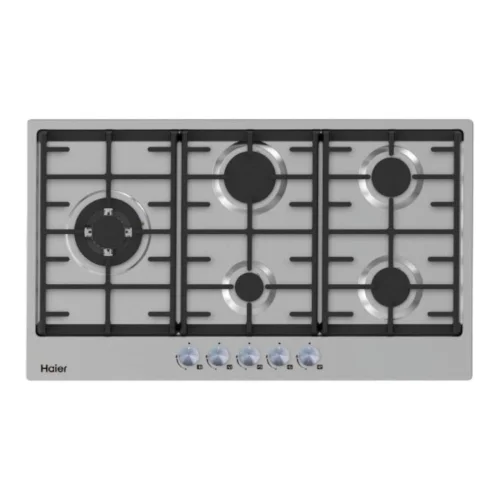 PLAQUE HAIER ENCASTRABLE 5FEUX 90X60 A GAZ INOX HOB790SS