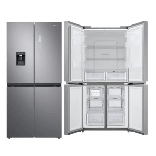 REFRIGERATEUR SAMSUNG SIDE BY SIDE 4PORTES AVEC FONTAINE 488LITRES RF48A4000M9/MA