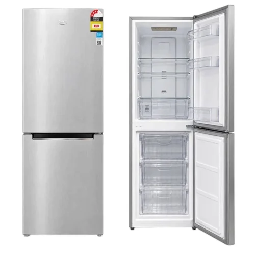 REFRIGERATEUR BEKO COMBINE 3TIROIRS SILVER 270LITRES BEKORCNO270K20X