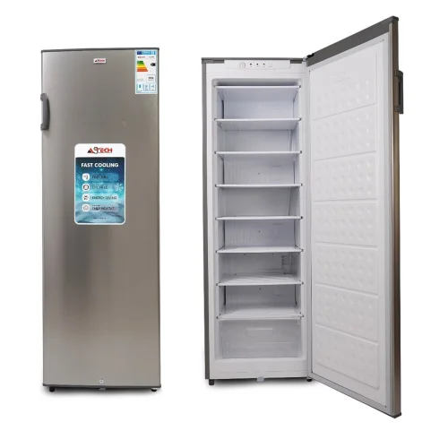 CONGELATEUR ASTECH VERTICAL 8TIROIRS PLAQUE ALUMINIUM 235LITRES GRIS GM PA360S