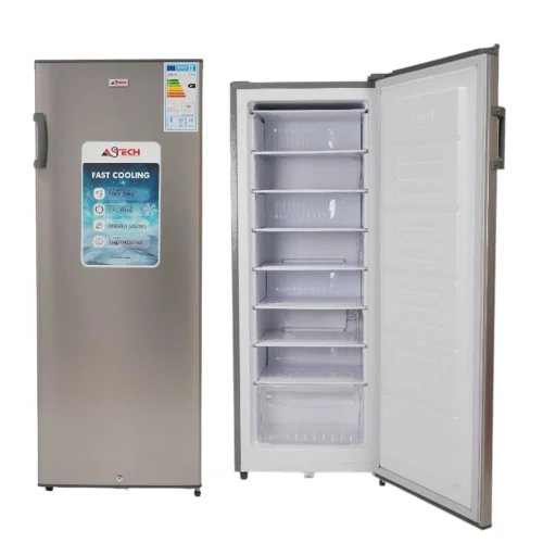 CONGELATEUR ASTECH VERTICAL 8TIROIRS 240LITRES PLAQUE ALUMINIUM GRIS PA240CD