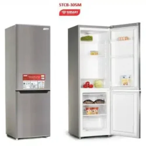 REFRIGERATEUR SMART TECHNOLOGY COMBINE 3TIROIRS GRIS 270LITRES STCB305M