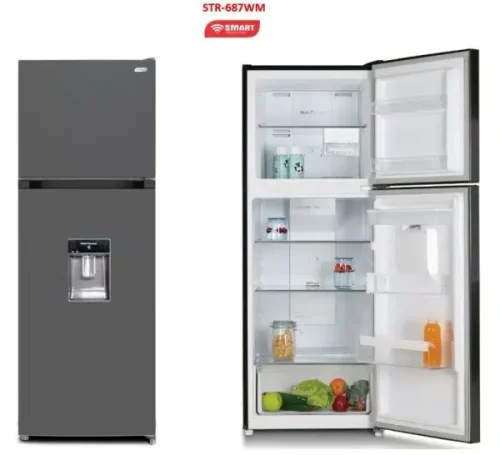 REFRIGERATEUR SMART TECHNOLOGY 2PORTES 250LITRES GRIS STR345M