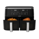 AIR FRYER ASTECH 10LITRES DOUBLE COMPARTIMENTS AF010B-XB
