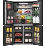 REFRIGERATEUR SMART TECHNOLOGY SIDE BY SIDE 4PORTES DISTRIBUTEUR D’EAU ET GLACON STR-688WIH