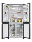 REFRIGERATEUR HAIER SIDE BY SIDE 4PORTES NO FROST GRIS 433LITRES HRF525MB