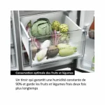 REFRIGERATEUR HAIER SIDE BY SIDE AVEC DISTRIBUTEUR DEAU 601L NOS FROST HSW59F18EIMM
