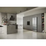 REFRIGERATEUR HAIER SIDE BY SIDE 4PORTES 2TIROIRS SILVER HRF5719ENMG