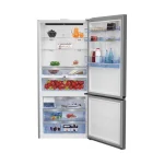 REFRIGERAREUR BEKO COMBINE 3TIROIRS NO FROST AVEC FONTAINE A+ SILVER RCNE720E20D