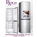 REFRIGERATEUR ROCH COMBINE 4TIROIRS 325LITRES RFR-325DB-L-SILVER 
