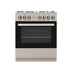CUISINIERE ENDURO 4FEUX GX60 A GAZ DOUBLE BOUTTON GRIS AFS6040GGSIT