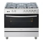 CUISINIERE LG 5FEUX 90X60 SILVER FA415RMA