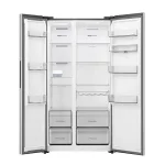 REFRIGERATEUR HISENSE SIDE BY SIDE 529LITRES INVERTER=FRONT NOFROST GRIS RS5P558NMSN