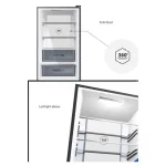 REFRIGERATEUR HAIER COMBINE AVEC FONTAINE  HRF-B399MAWHB