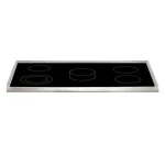CUISINIERE ENDURO 5FEUX 90X60 VITROCERAMIQUE ELECTRIQUE GRIL HAUT ET BAS INOX S9060VTC
