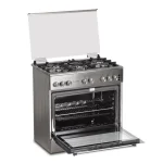 CUISINIERE ENDURO 5FEUX A GAZ 90X60 - GRILL DOUBLE BOUTON NOIR AFS9050GGBSIT