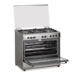 CUISINIERE ENDURO 5FEUX A GAZ 90X60 - GRILLI CK90X60S
