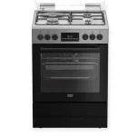 CUISINIERE BEKO 60X60 MIXTE 3FEUX A GAZ 1FEUX ELECTRIQUE FBE6332