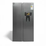 REFRIGERATEUR ELACTRON SIDE BY SIDE 2PORTES AVEC DISTRIB EAU SILVER  EL-48SBSID