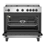 CUISINIERE BEKO 5FEUX 90X60 A GAZ INOX BGGR11125GX