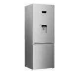 REFRIGERATEUR BEKO COMBINE 3T AVEC DIST D'EAU GRISRCNE566EE40SS