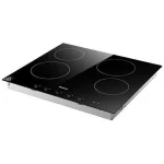  PLAQUE ENCASTRABLE HISENSE 4FEUX 60X60 ELECTRIQUE VITROCERAMIQUE  NOIR HHU60CEEC