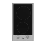 PLAQUE BEKO ENCASTRABLE 2FEUX 51X30 ELECTRIQUE NOIR VITRO CERAMIQUE HDCC32200