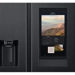 REFRIGERATEUR SAMSUNG SIDE BY SIDE FAMILY 2PORTES AVEC DIST, GLACON ET ECRAN NOIR RS6HA889181