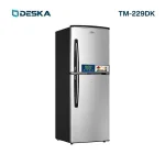 REFRIGERATEUR DESKA 2PORTES 195LITRES SILVER TM-229DK