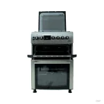 CUISINIERE ASTECH 4FEUX 60X60 4FEUX GAZ 2FOUR ELACTRIQUE ET GAZ CK69DDGZ-ELF
