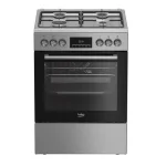 CUISINIERE BEKO 4FEUX 60X60 A GAZ INOX FBE62320XDL