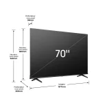 TELEVISEUR HISENSE 70"LED SMART UHD 4K 70A6K