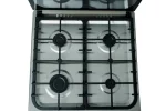 CUISINIERE ASTECH 60/60 4FEUX INOX AVEC ECRAN ET CHALEUR TOURNENTE CK66ELCF