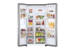 REFRIGERATEUR LG SIDE BY SIDE PORTES GRIS 694LITRES GCB257 JLYL
