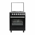 CUISINIERE HAIER 4FEUX 60X60 NOIR HRG6402DDRMB