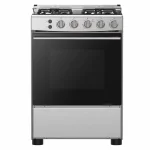 CUISINIERE HISENSE 4FEUX 60X60 A GAZ INOX HFG60121X