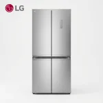 REFRIGERATEUR LG SIDE BY SIDE 4PORTES 434LITRES INVERTER GRIS GCFB41 FPLAM