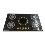 PLAQUE TECHNOLUX 90XGO 4F A GAZ ET 1F ELECTRIQUE NOIR TECSCE