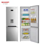 REFRIGERATEUR SHARP COMBINE 3TIROIRS AVEC FONTAINE 334LITRES SILVER SJ-BG415D-HS2