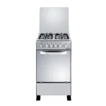 CUISINIERE ASTECH 4FEUX 50X50 A GAZ AVEC FOUR A GAZ INOX 50/50 CSI-50MS