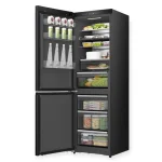 REFRIGERATEUR HISENSE COMBINE 3TIROIRS 370LITRES NOFROST INVERTER NOIR RB5K330GSFE