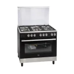 CUISINIERE HAIER 5FEUX 90X60 NOIR SILVER HRG9502EGKM 