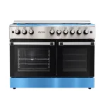 CUISINIERE ELACTRON 5FEUX 90X60 A GAZ AVEC FOUR A GAZ AVEC PORTE BOUTEILLE F9SG50G2-IX