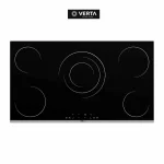 PLAQUE VERTA 5FEUX 90X60 VITROCERAMIQUE ELECTRIQUE NOIR MS293