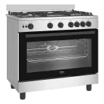 CUISINIERE BEKO 5FEUX 90X60 A GAZ INOX BGGR11125GX