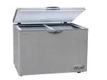 CONGELATEUR FINIX HORIZONTAL 300LITRES AVEC VITRE SILVER BDW-235