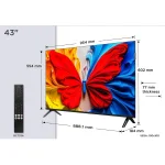 TELEVISEUR TCL 43" QLED TV 4K 4355K