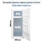 REFRIGERATEUR KUMTEL 2PORTES 87LITRES NOIR HTMF90EB