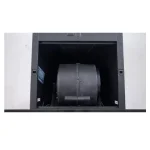 HOTTE DE CUISINE ELACTRON 60X60 NOIR MIRROIR 110W ELC60 ELB35